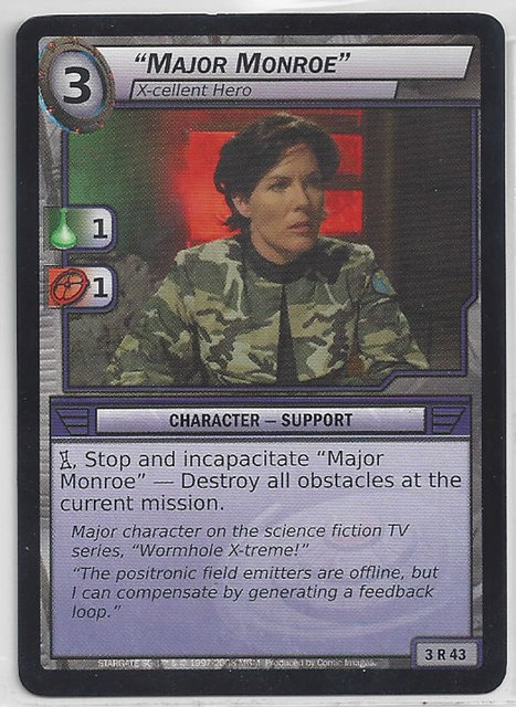 Major Monroe, X-Cellent Hero